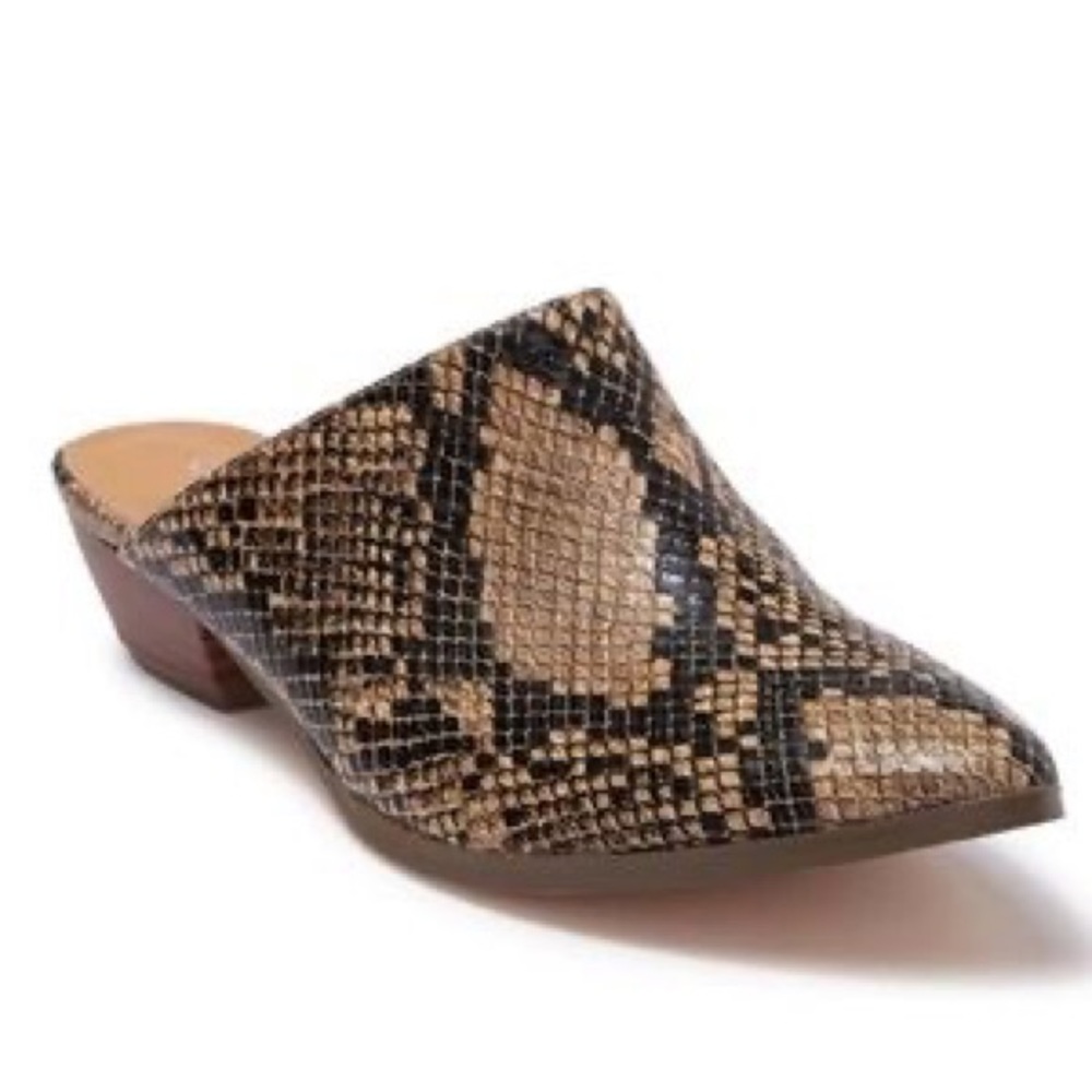 Coconuts By Matisse - Chloe Snakeskin Pointed Toe… - image 1